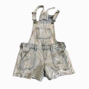 Hollister Short Overalls Sz SMALL